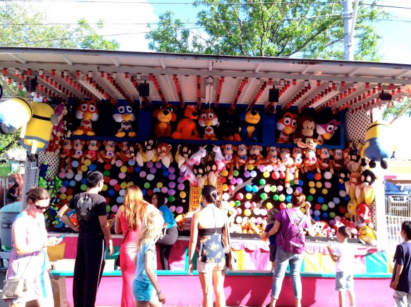 carnival fair toronto college little italy fun