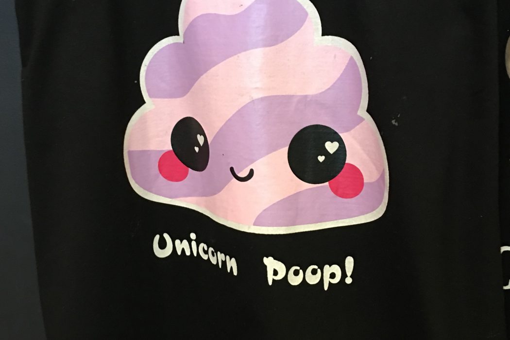Unicorn poop cafe graphics logo toronto t-shirt shirt apparel attire