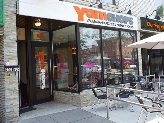 YamChops storefront, at 705 College St, Toronto